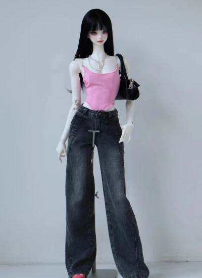 BJD Clothes Girl Denim Jeans for 68cm Size Ball-jointed Doll