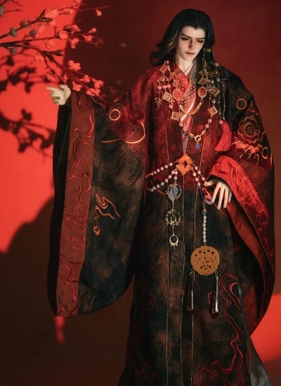 BJD Clothes Code-Yuan Ancient Style Set for 1/3 73cm ID75 Size Ball-jointed Doll