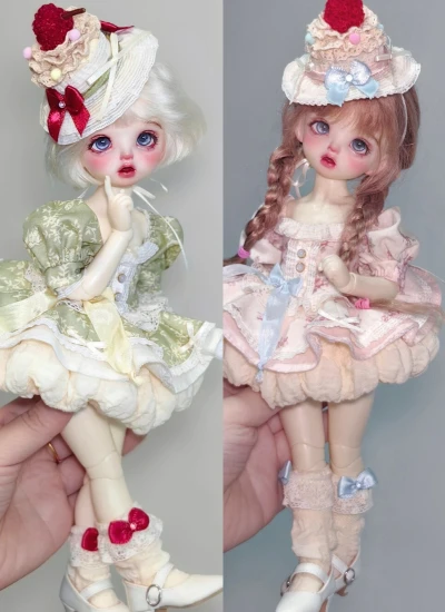 Orange's ball BJD Clothes Dress Set for 1/6 Size Ball Jointed Doll