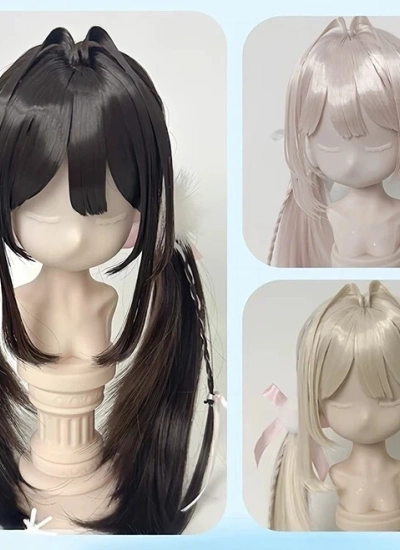 MQQ BJD Wig Long Style Hair for 1/4 1/3 Ball-jointed Doll