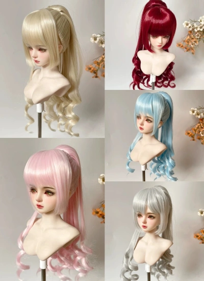 MQQ BJD Wig Long Style Hair for 1/4 1/3 Ball-jointed Doll