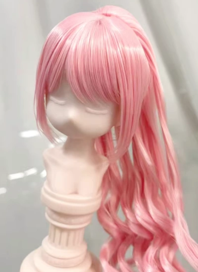 MQQ BJD Wig Pink Long Style Hair for 1/4 1/3 Ball-jointed Doll