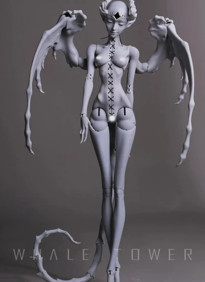 BJD Body D-Body 02 Ball Jointed Doll