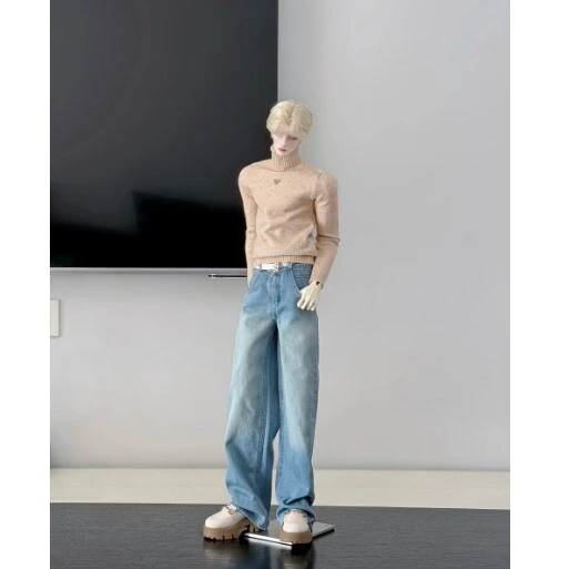 BJD Clothes Turtleneck Sweater for ID75/Loongsoul73/Special MSD/Large MSD Size Ball Jointed Doll