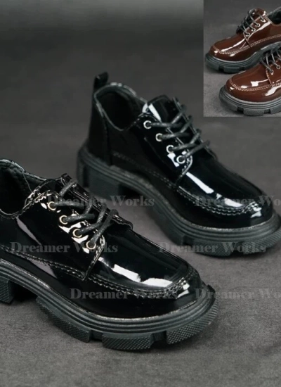 BJD Shoes Brown Black Business Shoesfor Normal70cm Ball-jointed Doll