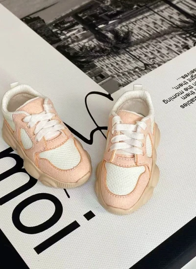 BJD Doll Shoes Pink White Shoes for MSD Size Ball Jointed Doll