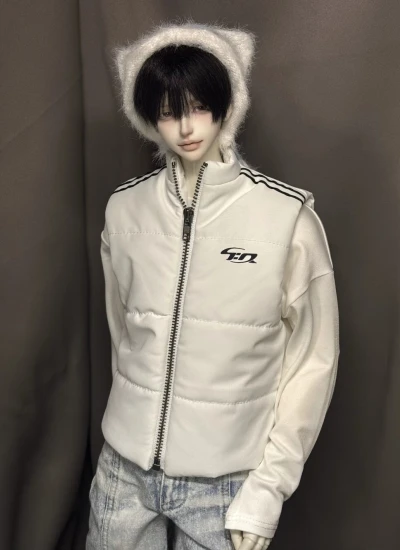 Shan Kou BJD Clothes Puffer Vest for 1/4 68cm 70cm 75cm Size Ball-jointed Doll