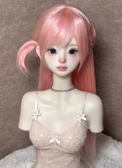 BJD Style Wig Pink White Red Orange Black SD/MSD/YOSD Size Ball-jointed Doll