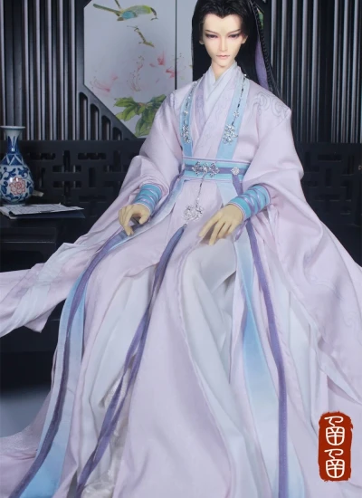 BJD Clothes Male Ancient (Fushanhai-Xiao Qiushui) Suit for MSD/Normal70/Loongsoul73 Size Ball-jointed Doll