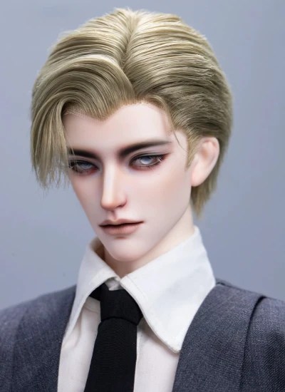 ドール用ウィッグ ショート ゴールド  小顔SD/SDサイズ 男の子用 球体関節人形用 Rwigs60-227