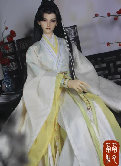 BJD Clothes Male Ancient (Fushanhai-Xiao Qiushui) Suit for MSD/Normal70 Size Ball-jointed Doll