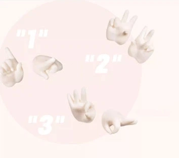 In Stock MJD Special Hands for 1/6 YOSD Body Mechanical Jointed Doll
