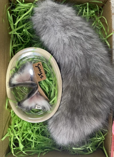 BJD Wolf Ears and Tail for YOSD/MSD/SD/ID75 Ball-jointed Doll