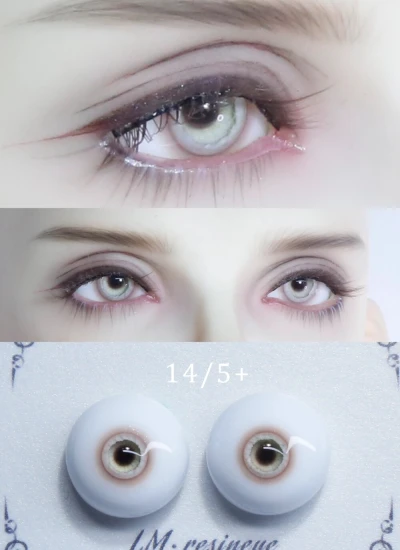 BJD Luming Resin Eyes 14/5mm Beige 10 Eyeballs for Ball-jointed doll