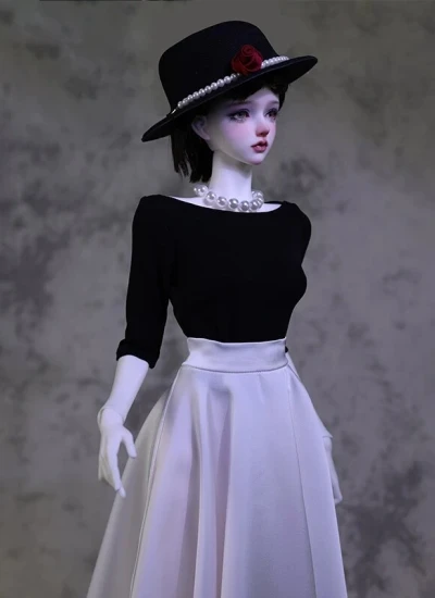 ドール用服 ドレス ワインレッド  女の子用 SD/SD/SD16サイズ BJD用 球体関節人形用