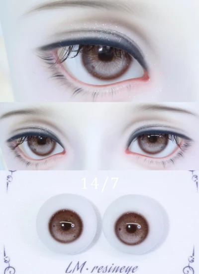 BJD Luming Resin Eyes 14/7mm 12 Eyeballs for Ball-jointed doll