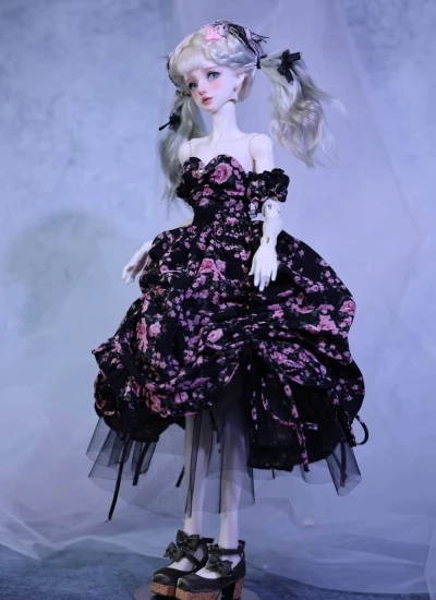 ドール用服 ワンピース ピンク 女の子用 SD/AS62サイズ BJD用 球体関節人形用