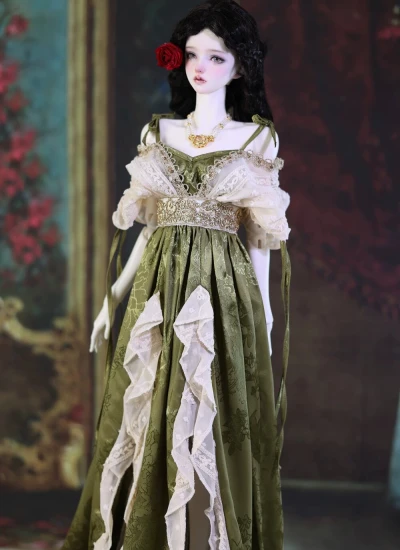 Shang Shang BJD Clothes Lace-up Lace Dress for 1/4 1/3 Size Ball Jointed Doll