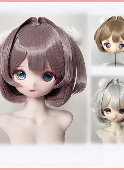 MQQ BJD Wig Style Short Hair for 1/4 1/3 Ball-jointed Doll