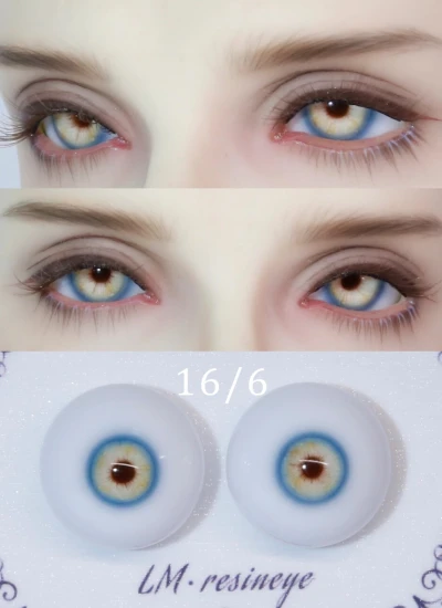 BJD Luming Resin Eyes 16/6mm 15 Eyeballs for Ball-jointed doll