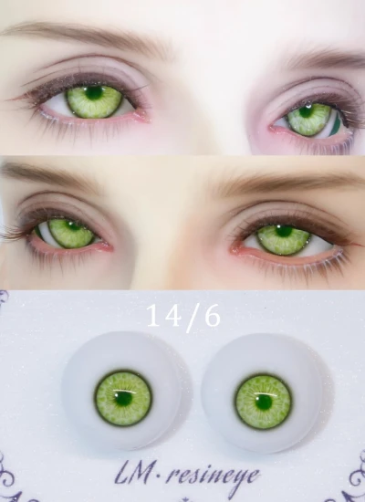 BJD Luming Resin Eyes 14/6mm 12 Eyeballs for Ball-jointed doll