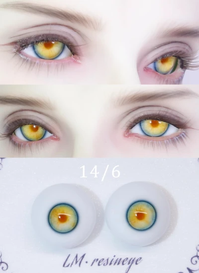 BJD Luming Resin Eyes 14/6mm 01 Eyeballs for Ball-jointed doll
