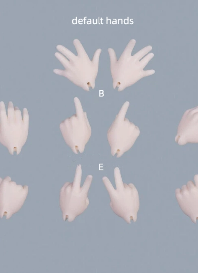 BJD Hands Feet for Xiao You Xiao Lu Body Ball Jointed Doll