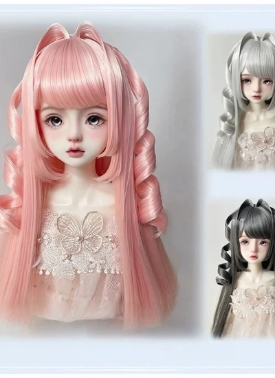 MQQ BJD Wig Style Hair for 1/4 1/3 Ball-jointed Doll