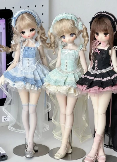 Minor Planet BJD Clothes Princess-style Elegant Dress Set for 1/4 Ball-jointed doll