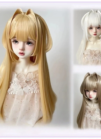 MQQ BJD Wig Style Hair for 1/4 1/3 Ball-jointed Doll