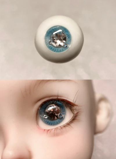 bjd resin eyes blue 10mm 12mm 14mm 16mm 18mm eyeballs for ball-jointed doll