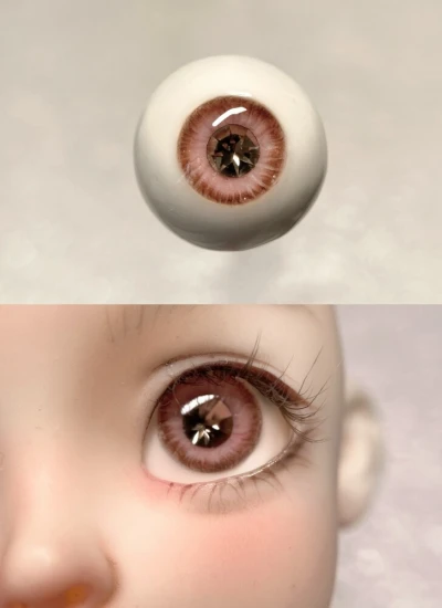 bjd resin eyes pink brown 10mm 12mm 14mm 16mm 18mm eyeballs for ball-jointed doll