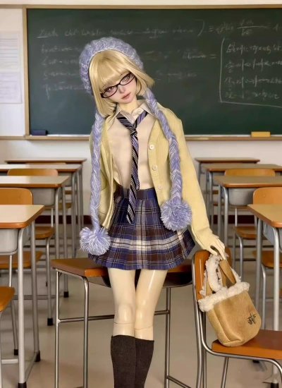 ドール用服 セーター イェロー 女の子用 MSD/SD/APサイズ人形用 球体関節人形用 BJD