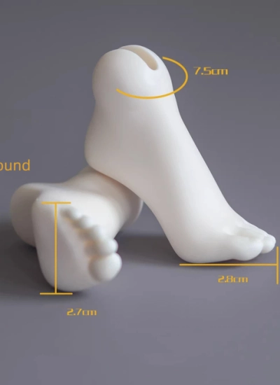 BJD High Heel Feet Ballet Feet High Heel Leg for 68cm Xianjiti and Xianqiaoti Girl Body Ball Jointed doll