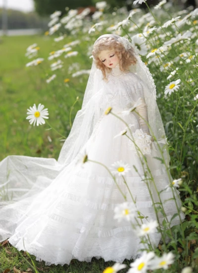 Lin Yin BJD Clothes Wedding Dress Set for MSD/special MSD/large MSD Ball-jointed doll