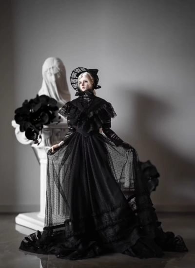 Lin Yin BJD Clothes Wedding Dress Set for 68cm/73cm/75cm Ball-jointed doll