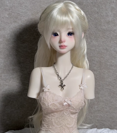 BJD Princess Curly Wig Pink White Red Orange Black SD/MSD/YOSD Size Ball-jointed Doll