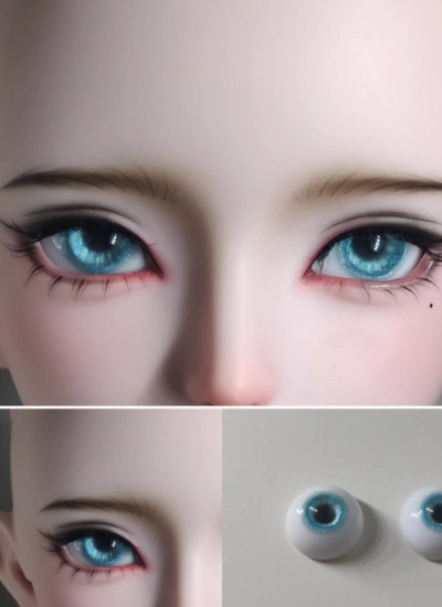 BJD Resin Eyes Mermaid Tears [C-04] 10mm 12mm 14mm 16mm Eyeballs for Ball-jointed Doll