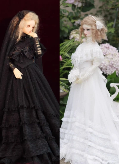 Lin Yin BJD Clothes Wedding Dress Set for SDGR/SD16/IMPL68/2D68 Ball-jointed doll