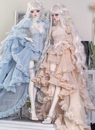 BJD Clothes Old Dream Dress Girl Suit for Large 1/4 Size Ball-jointed Doll