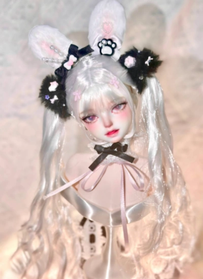 You Ni BJD White Wig Long Style Hair for 1/3 1/4 1/6 Ball-jointed Doll
