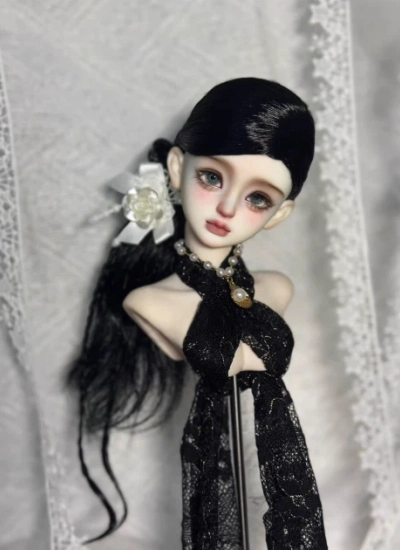 You Ni BJD Black Wig Long Style Hair for 1/3 1/4 1/6 Ball-jointed Doll