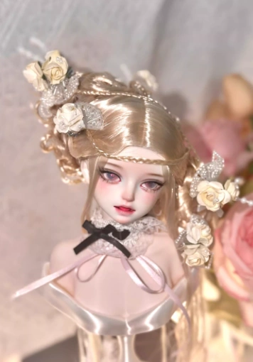 You Ni BJD Golden Wig Long Style Hair for 1/3 1/4 1/6 Ball-jointed Doll