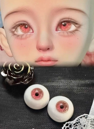 BJD Resin Eyes Red Sun 12mm 14mm 16mm Eyeballs for Ball-jointed Doll
