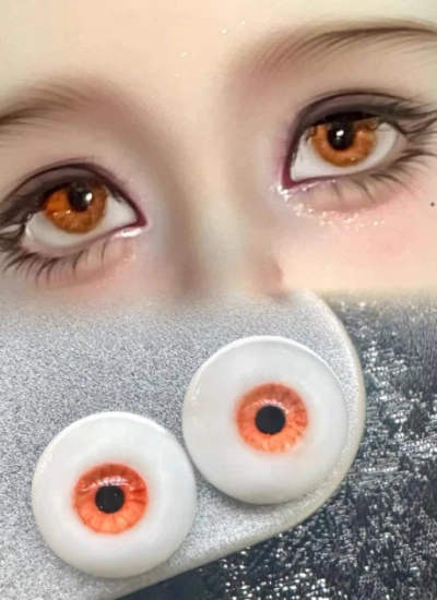 BJD Resin Eyes Orange Peel 12mm 14mm 16mm Eyeballs for Ball-jointed Doll