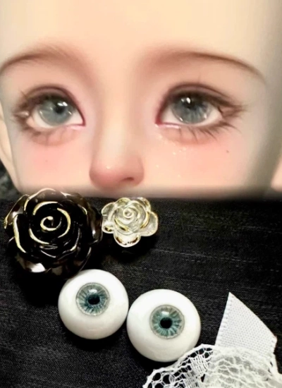 BJD Resin Eyes Blue Mist 12mm 14mm 16mm Eyeballs for Ball-jointed Doll