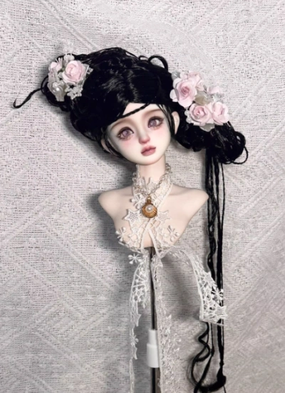 You Ni BJD Black Wig Long Style Hair for 1/3 1/4 1/6 Ball-jointed Doll