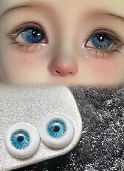 BJD Resin Eyes Blue Star River 12mm 14mm 16mm Eyeballs for Ball-jointed Doll