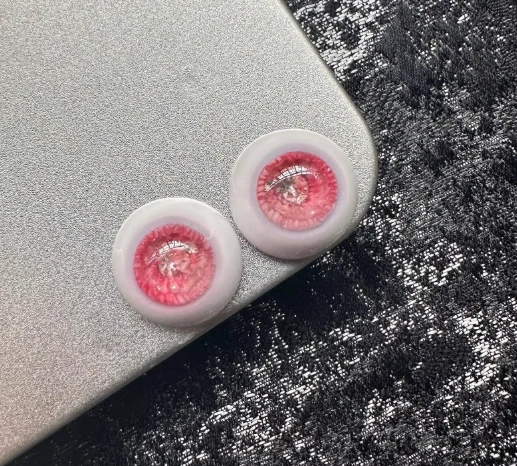 BJD Resin Eyes Pink 12mm 14mm 16mm Eyeballs for Ball-jointed Doll