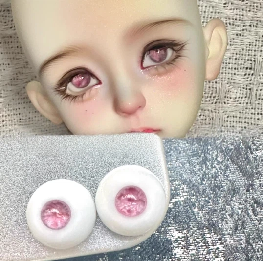 BJD Resin Eyes Pink Dream 12mm 14mm 16mm Eyeballs for Ball-jointed Doll